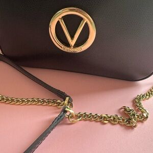 Babette Logo Leather Crossbody Bag